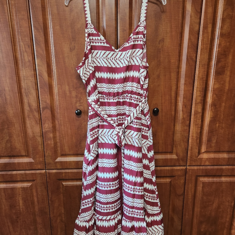 Bloomchic red and white print 14/16 - 1X dress